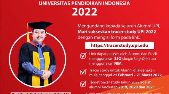 Alumni FPOK dan UPI, ayo isi Tracer Study UPI 2022.