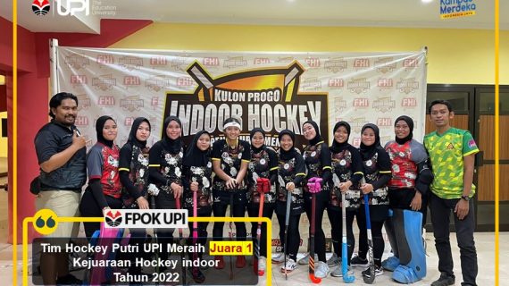 Tim Hockey Putri UPI Meraih Juara 1  Kejuaraan Hockey indoor Tahun 2022