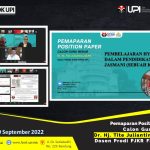 Pemaparan Position Paper Calon Guru Besar : Dr. Hj. Tite Juliantine, M.Pd Dosen Prodi PJKR FPOK UPI