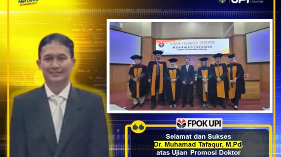 Selamat dan Sukses Dr. Muhamad Tafaqur, M.Pd. atas Ujian Promosi Doktor pada Prodi Pendidikan Olahraga UPI