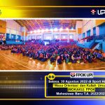 Selasa, 30 Agustus 2022 di Sport Hall UPI “Masa Orientasi dan Kuliah Umum” (MOKAKU) FPOK Mahasiswa Baru T.A. 2022/2023
