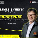 Dr. Nuryadi M.Pd kembali memim­pin KONI Kota Bandung