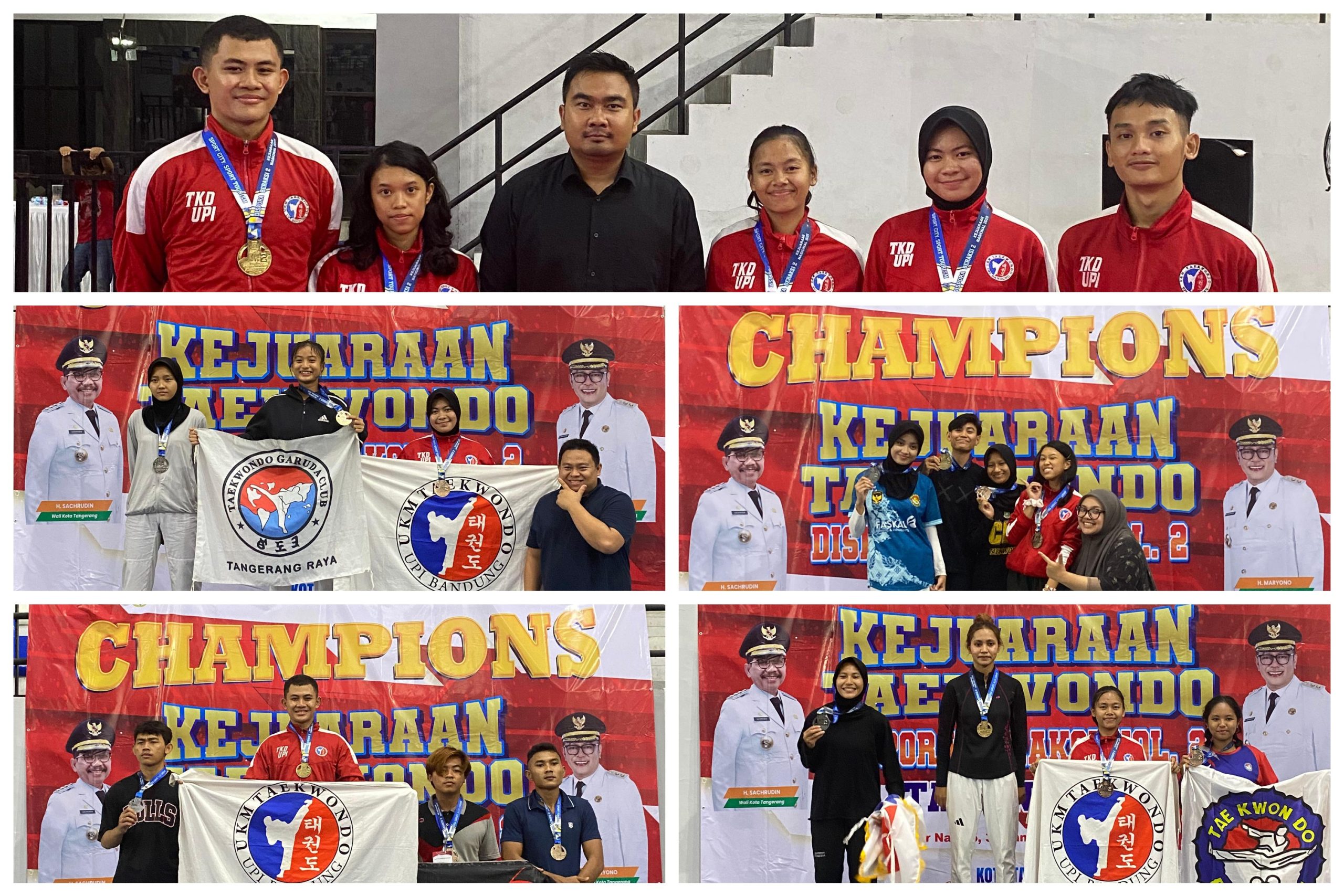 UKM Taekwondo FPOK UPI Raih Prestasi Membanggakan di Kejuaraan Dispora Beraksi 2 Tahun 2025
