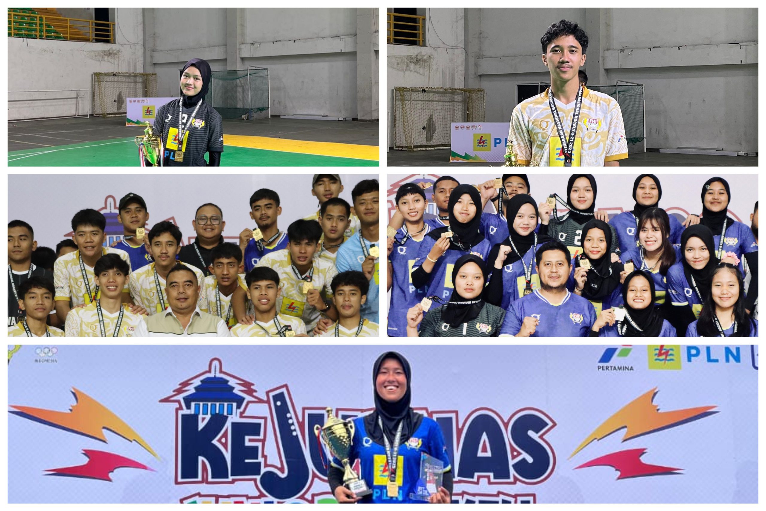 Mahasiswa FPOK UPI Raih Prestasi Gemilang di Kejurnas Junior Hockey Indoor dan Outdoor 2025