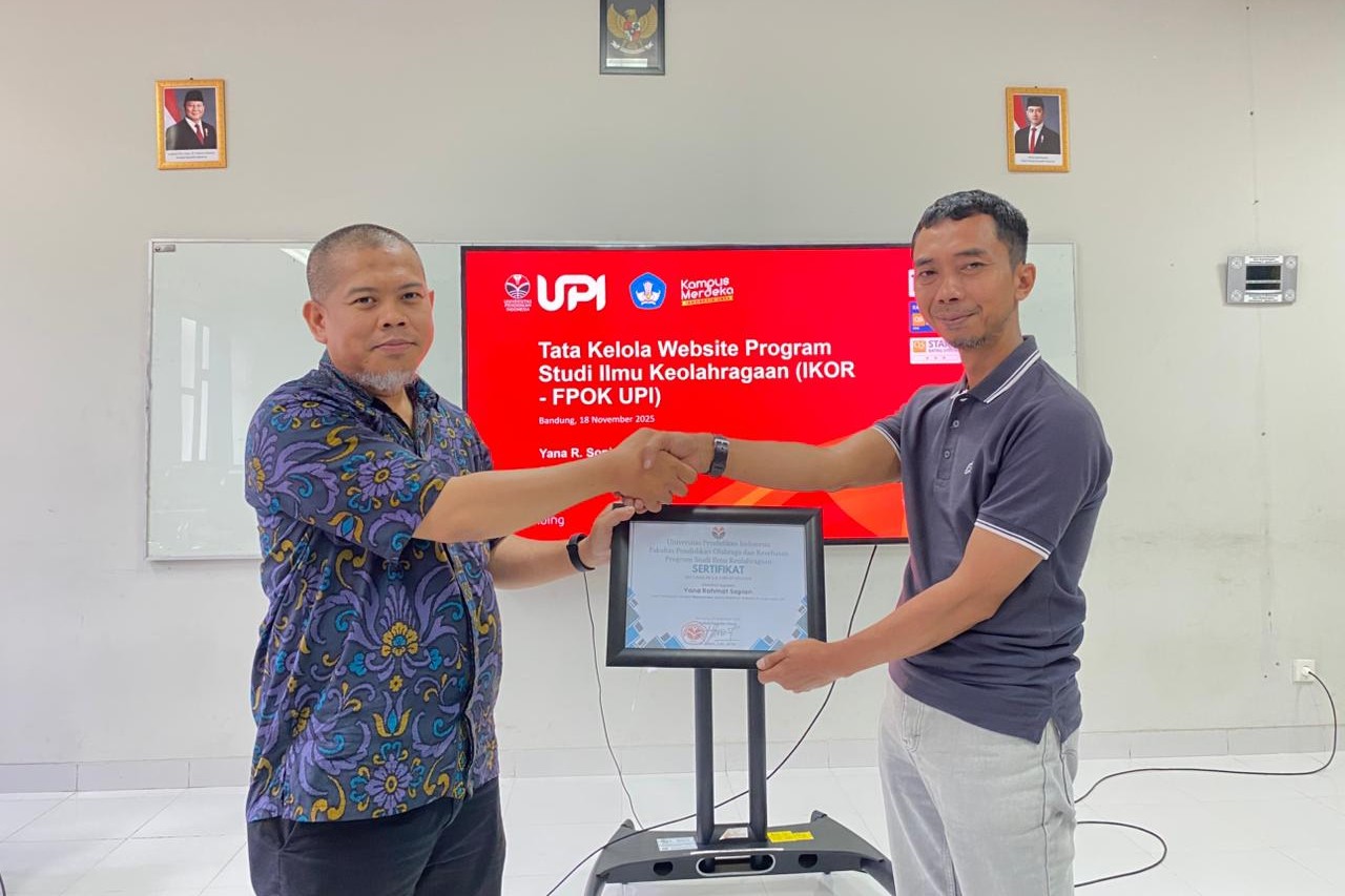 Prodi Ilmu Keolahragaan Selenggarakan Pelatihan Pengelolaan Website bagi Dosen