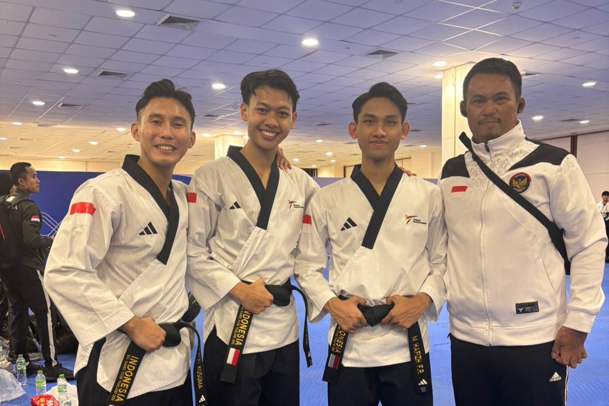 Dosen dan Alumni FPOK UPI Antar Indonesia Raih Emas Pertama Taekwondo di SEA Games 2025 Thailand