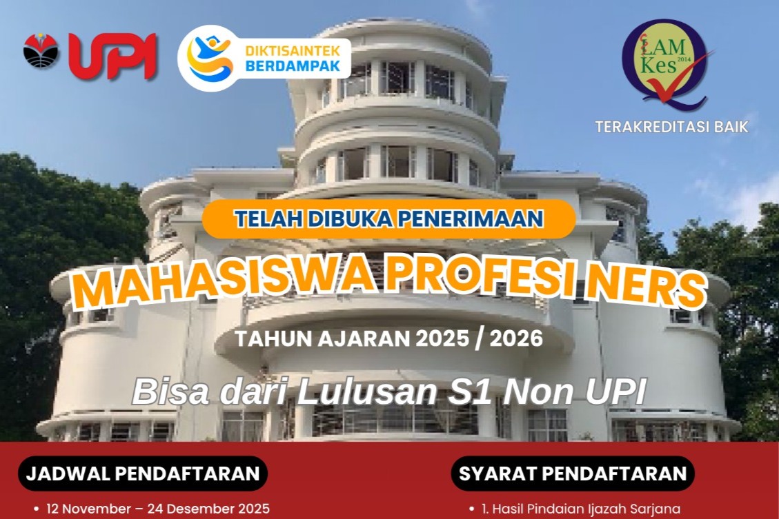 FPOK UPI Resmi Membuka Penerimaan Mahasiswa Profesi Ners Tahun Ajaran 2025/2026