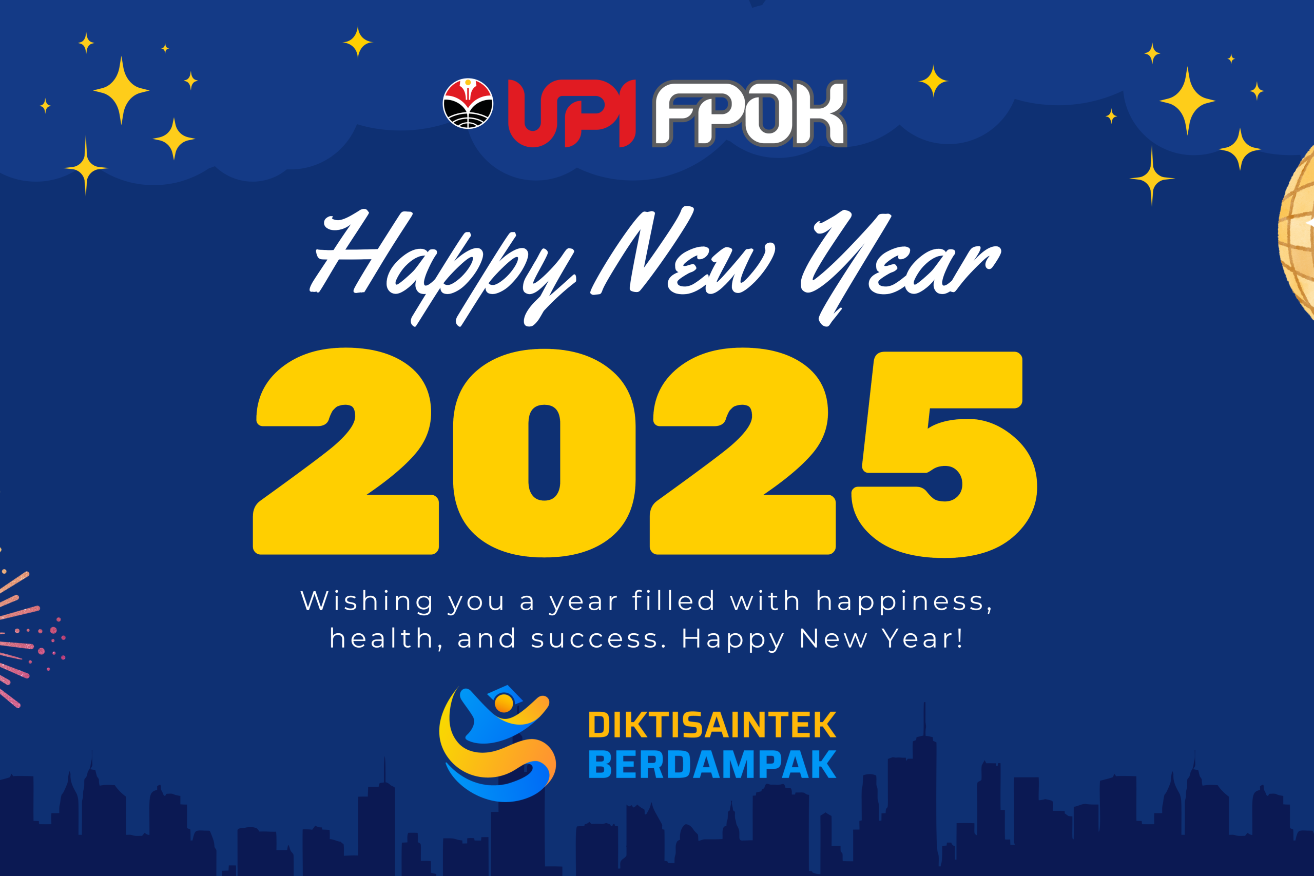 FPOK UPI Mengucapkan Selamat Tahun Baru 2026