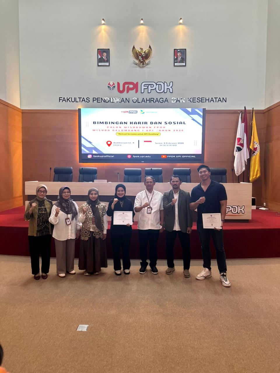 FPOK UPI Selenggarakan Bimbingan Karir dan Sosial bagi Calon Wisudawan Gelombang I 2026