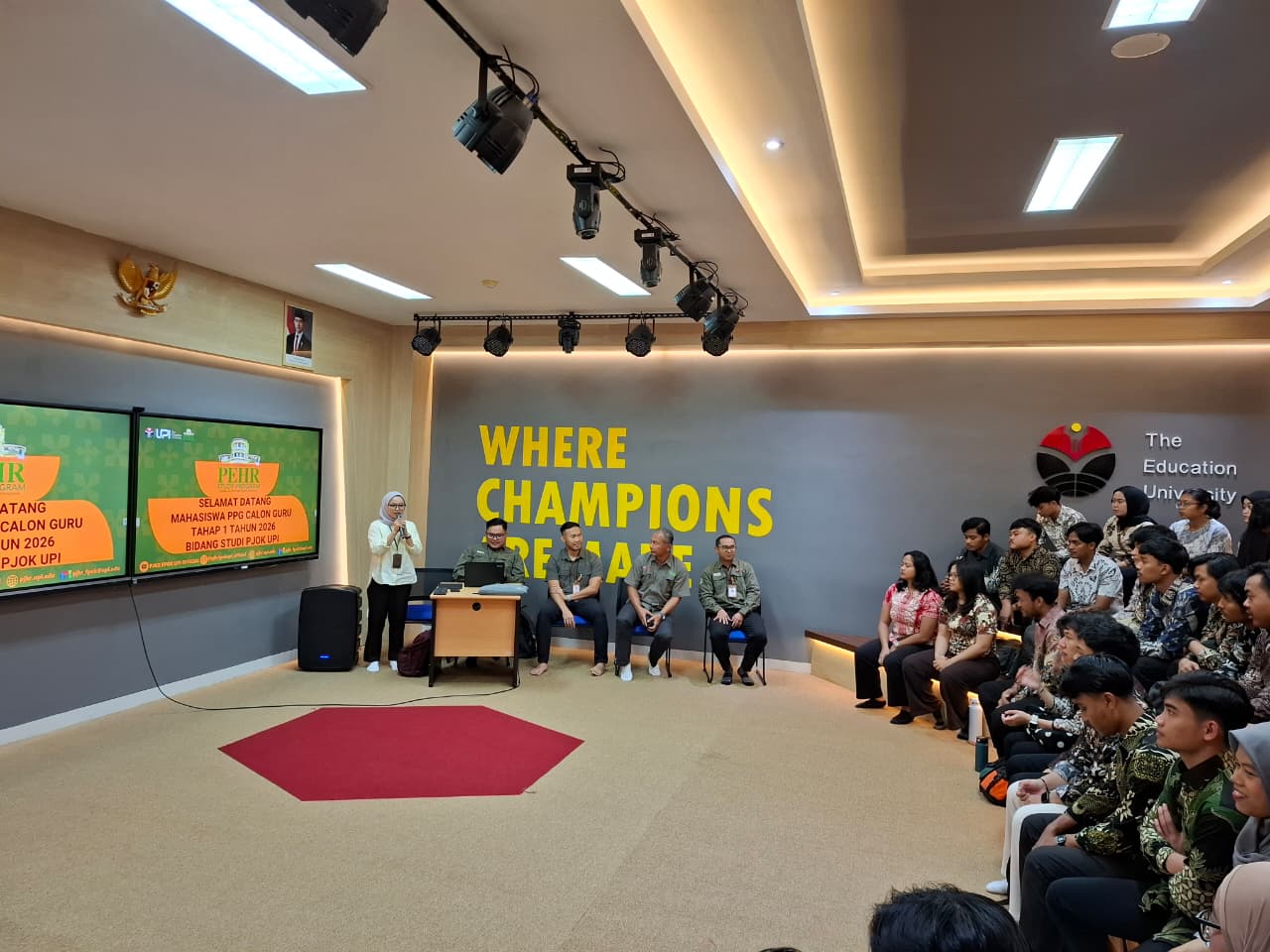 Sosialisasi Mahasiswa PPG Calon Guru Tahap 1 Tahun 2026 Bidang Studi PJOK UPI