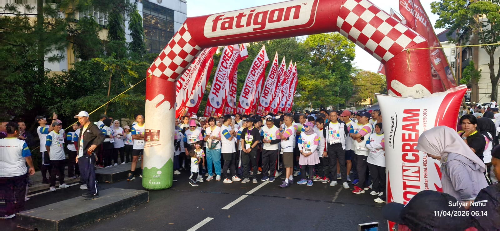 Sivitas Akademika FPOK UPI Semarakkan ISOLA Fun Run 2026