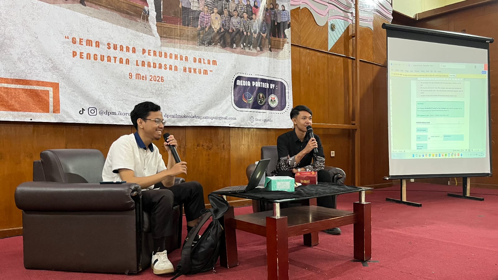 Parlemen Class DPM IKOR Jadi Wadah Penguatan Pemahaman Organisasi dan Legislasi Mahasiswa