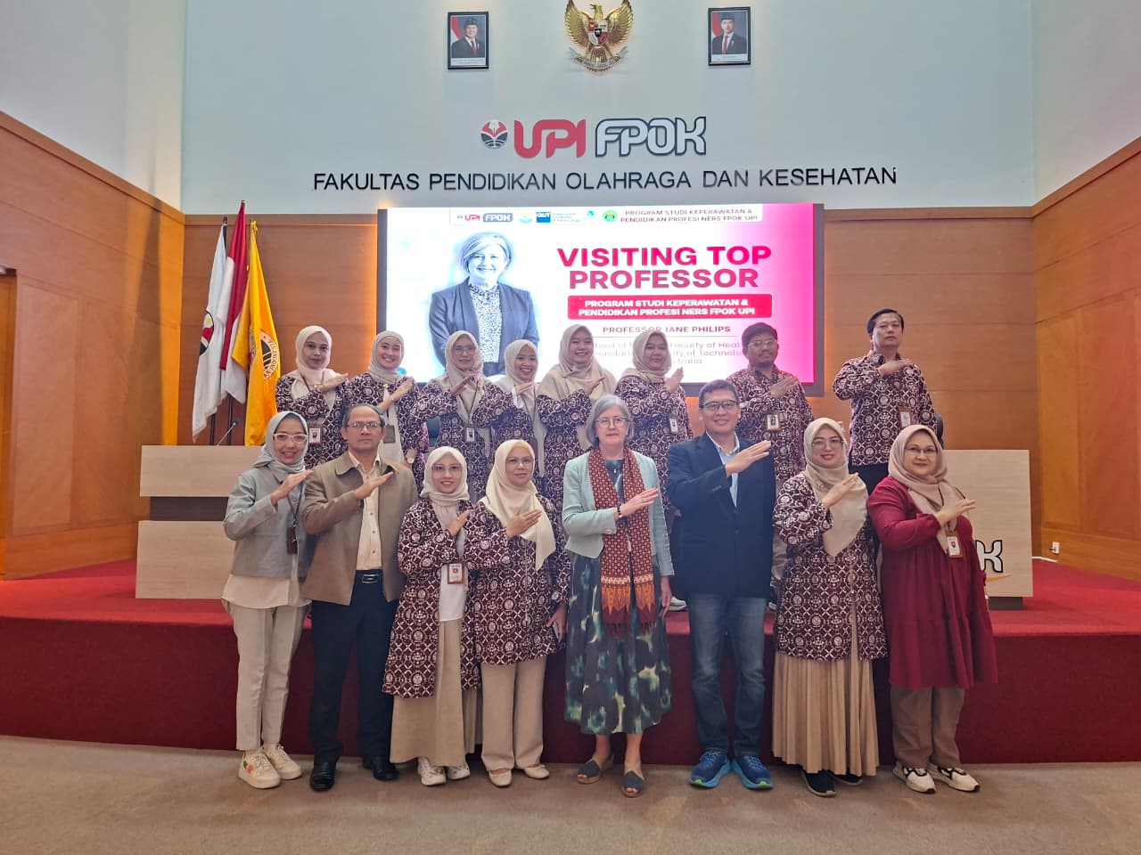 FPOK UPI Gelar Visiting Top Professor Bersama Akademisi Queensland University of Technology Australia
