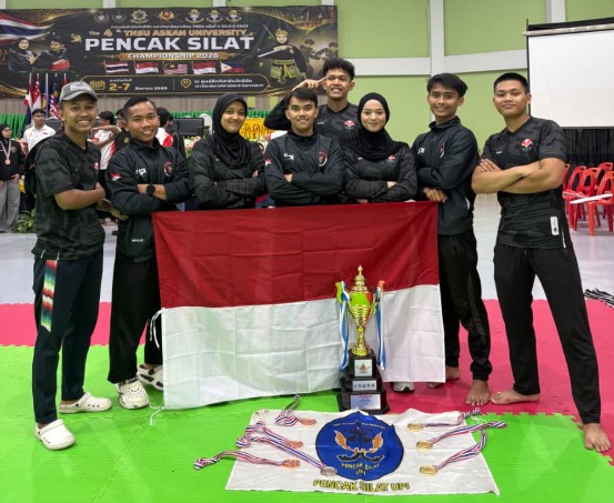 UKM Pencak Silat UPI Raih Juara Umum III pada 4th TNSU ASEAN University Pencak Silat Championship 2026 di Thailand