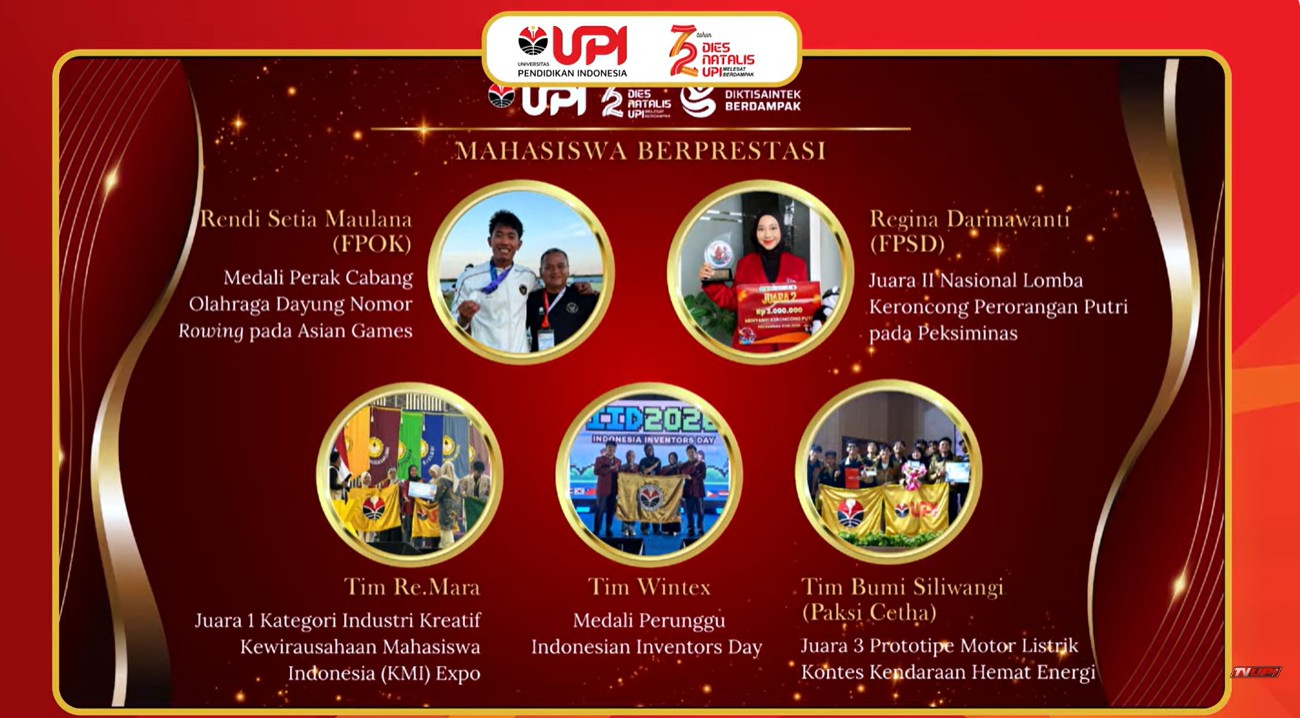 FPOK UPI Raih Penghargaan Mahasiswa Berprestasi atas Prestasi Randi Setia Maulana di Ajang Asian Games