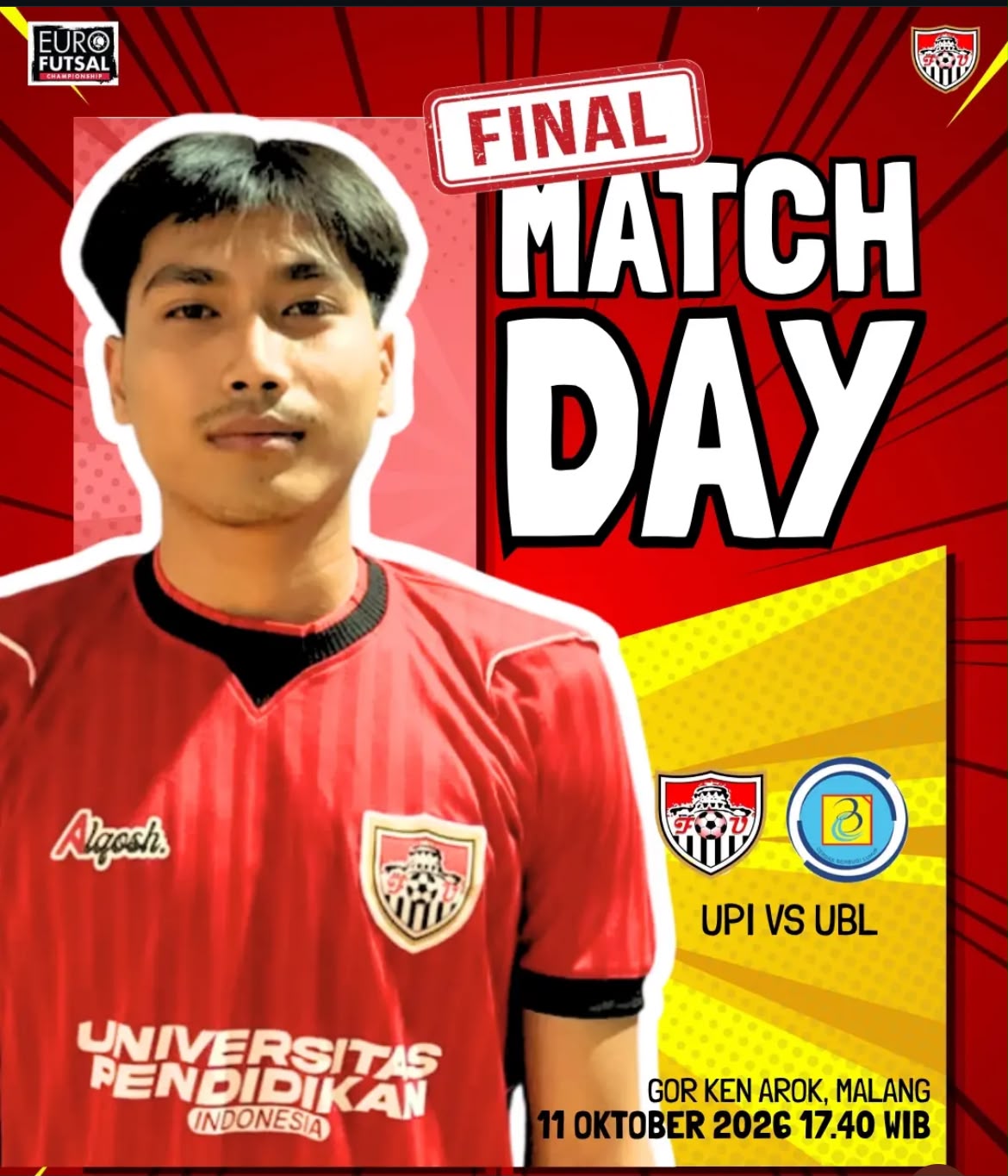 Perjuangan Tim Futsal Putra UPI Berbuah Prestasi sebagai Runner-up di Malang